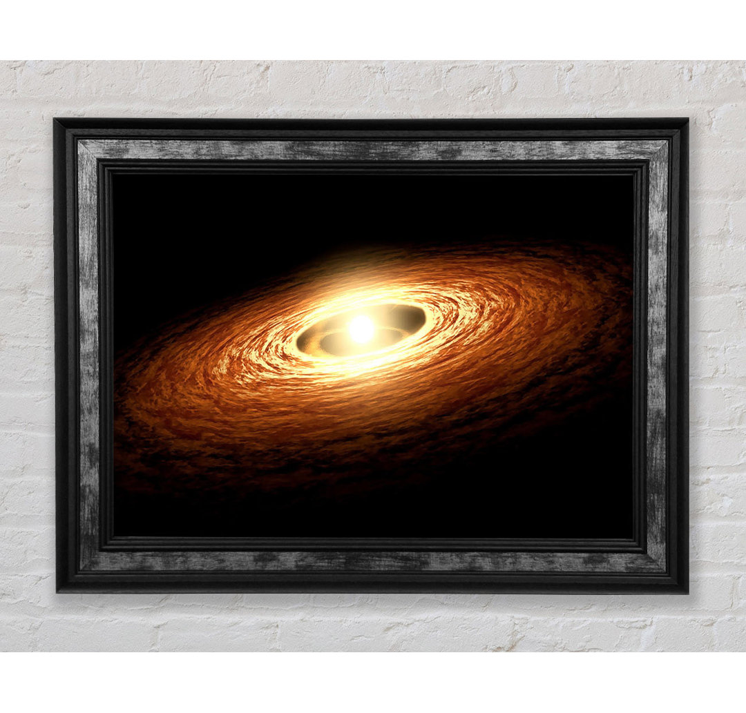 Goldener Ring Galaxie - Druck