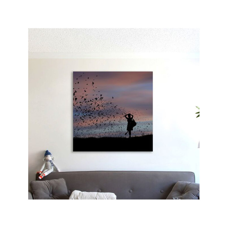 Inspiration Takes Flight by Dominic Liam - Wrapped Canvas Print, 30cm H x 30cm W x 4cm D