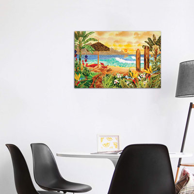 Surfer sur les îles par Robin Wethe Altman - reproduction d'art