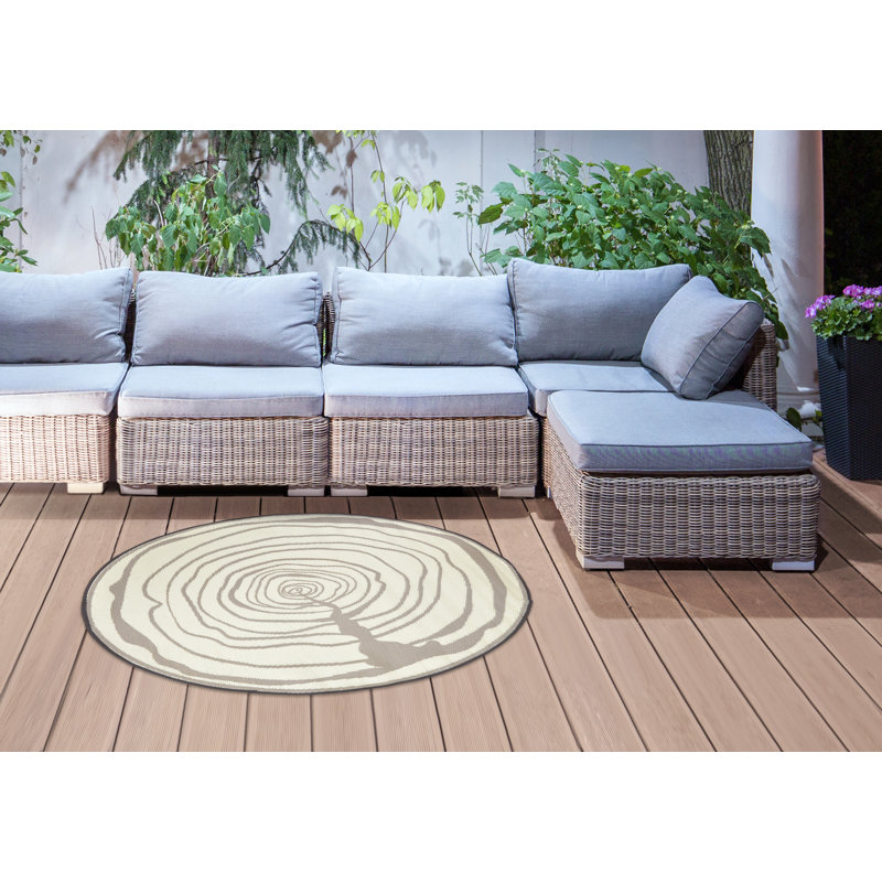 Outdoor Carpet Growth Ring Round