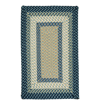 Tapis géométrique jaune en polypropylène Aylo