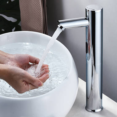 VIBRANTBATH Robinet de salle de bain vasque avec bonde et capteur tactile -  Wayfair Canada