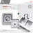 Stylish Square 4 ½" Stainless Steel Kitchen Sink Strainer with removable basket