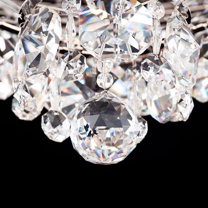 Baronet 28 - Light Chandelier, Clear Optic Crystal