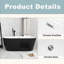 67'' X 31'' Acrylic Freestanding Soaking Bathtub In Glossy White
