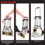 Chariot-chariot pliable avec roues Stalwart 330 lb