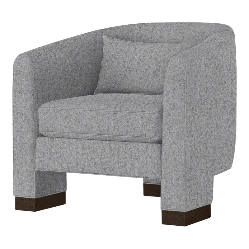 Fauteuil demi-tonneau Admiral, Milsap Spray (tissu performance) 1356-93, Expresso