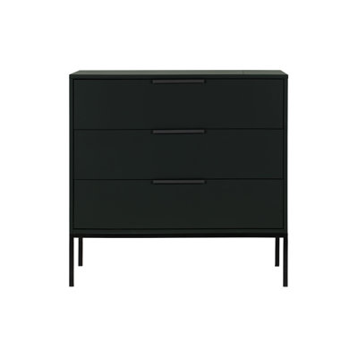 3 Drawer 94cm W Solid Wood Dresser