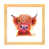 Papier avec cadre beige