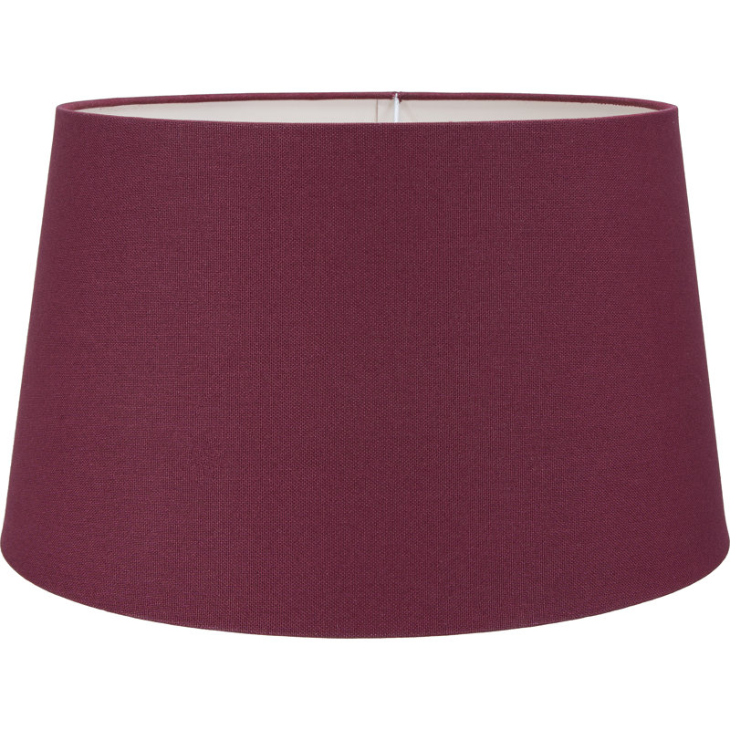 Winston 24cm H Cotton Empire Lamp Shade ( Clip On ) in Red