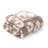 Reversible Checkered Leopard Throw Blanket-123493539