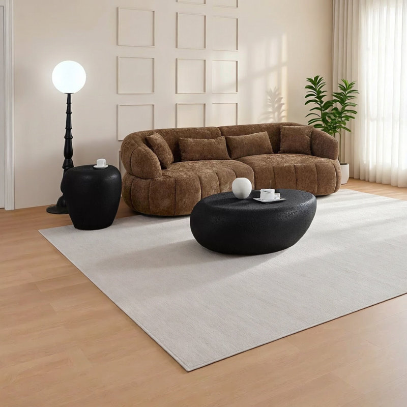 Modern Living Room Sets Included Center Table & Side Table