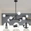 Lustre spoutnik à 8 lumières Justeena