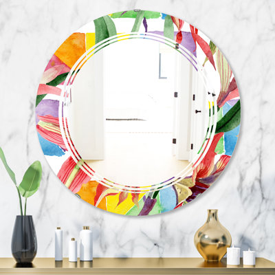 Miroir mural Triple C Floral Botanical I Coastal