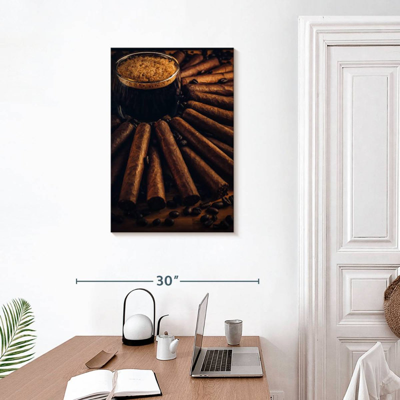 Senne café et cigares, H 30 po x l 20 po