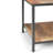 Moreland Skyler 22"W Solid Mango Wood and Metal Industrial End Table with Open Storage Shelf-85952044-75558126