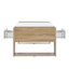 Table basse haute brillance avec 2 tiroirs-2066940735