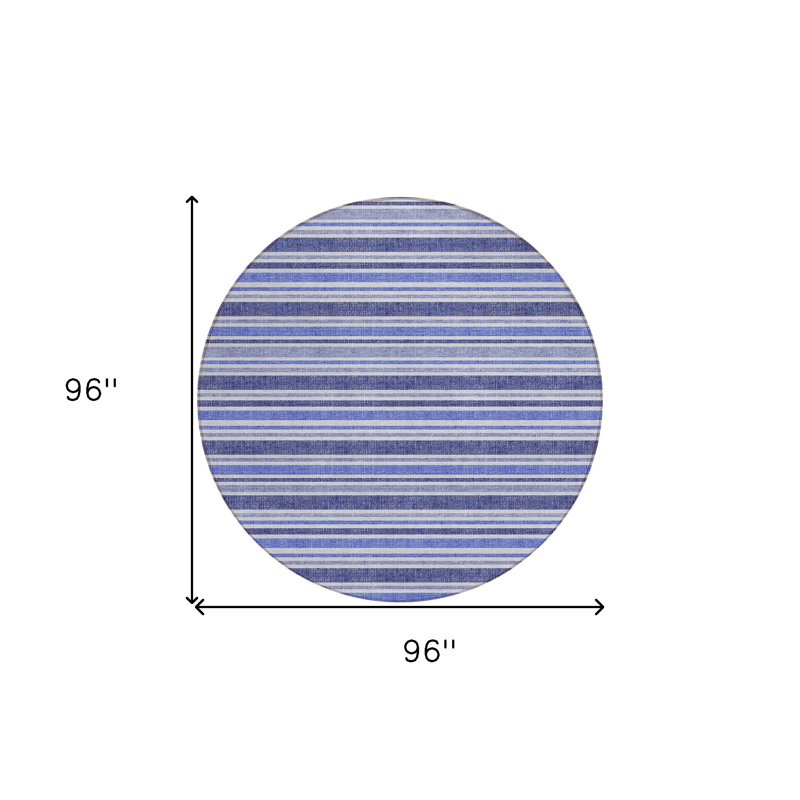 Tapis d'intérieur rond 8 po