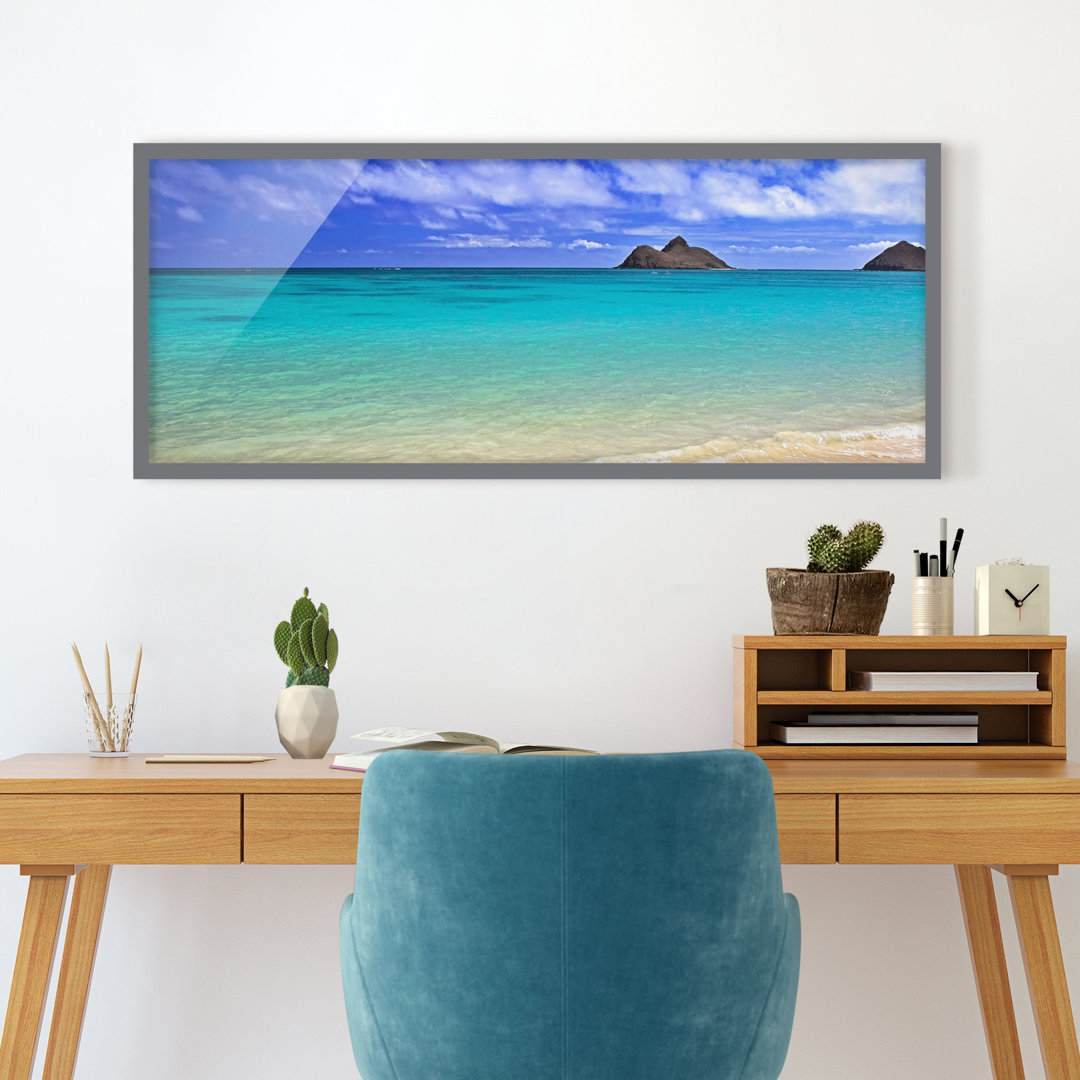 Picture With Frame - Paradise Beach - Panorama Landscape - A