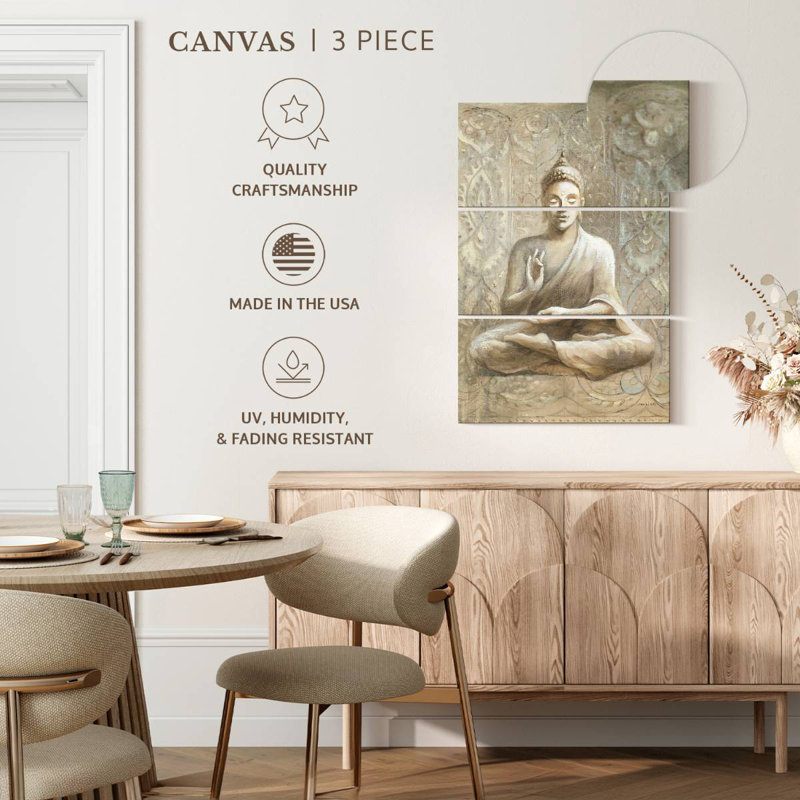 Leisha paix du Bouddha, H 32 po x l 20 po