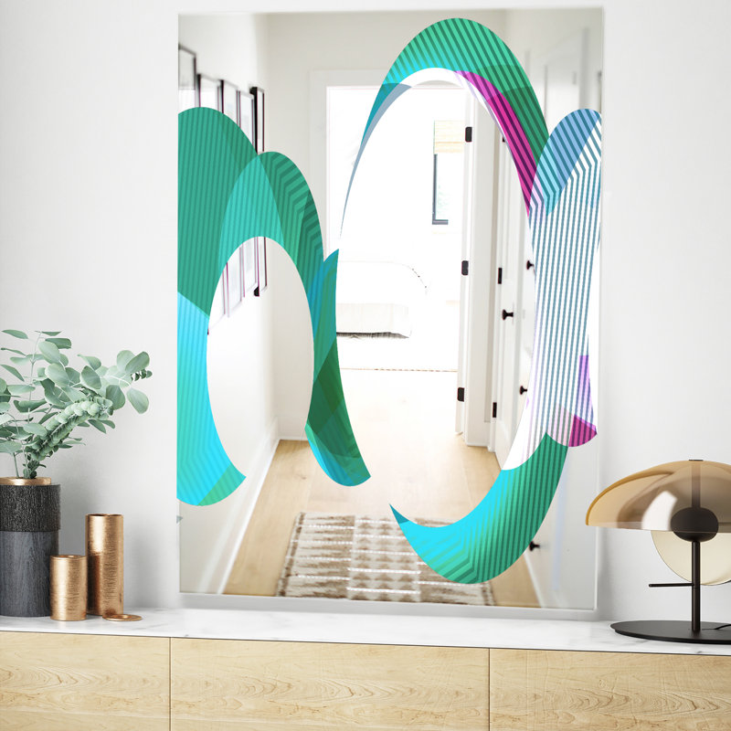 Miroir d'appoint circulaire Lacuna, H 39,4 po x l 29,5 po
