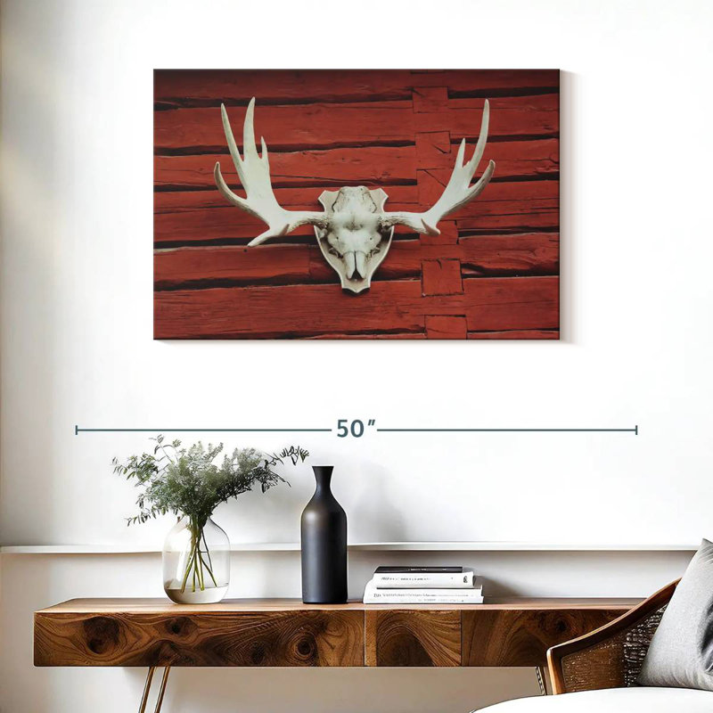 Lelar Antlers At The Barn, 24" H x 36" W