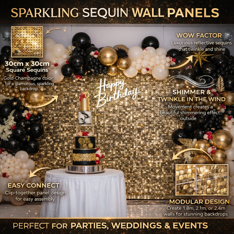 Plastic / Acrylic Wall Hanging, Gold
