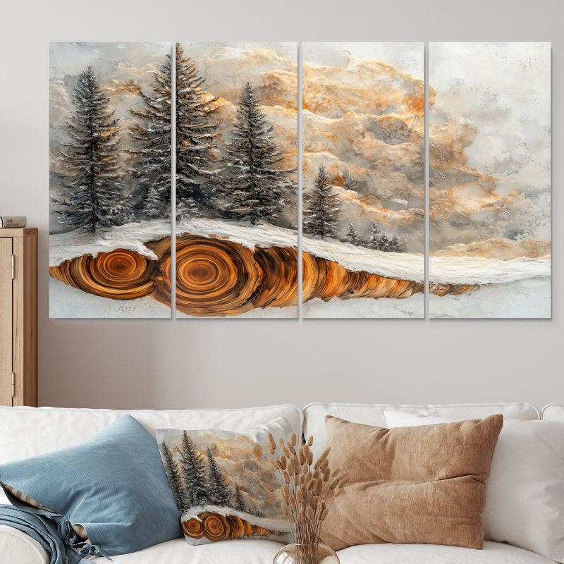 Tsaile - Art - Pour le salon, 4, H 28 po x l 48 po