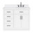 Tidworth 42'' Solid Wood Single Bathroom Vanity with 1.5'' Carrara Quartz Top-943009057-985007344-985007350