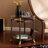 Dingle 21" Gray Glass Round End Table