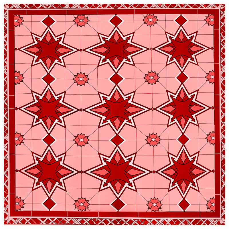 Coussins décoratifs Red Star, 20 x 20 pouces