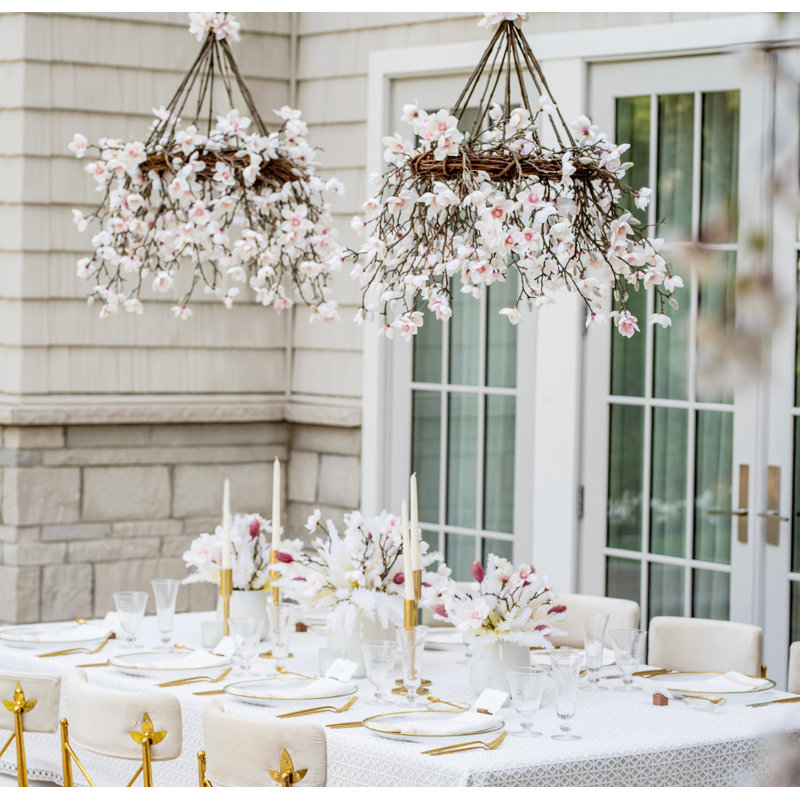 Rustic Magnolia Chandelier