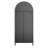 2-shelf And 1-drawer Metal Display Cabinet,Modern Freestanding Arched Cabinet, Antique Cabinets,Porcelain Cabinets,Bookshelves,assembly Required-1625589734