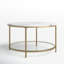 Table basse ronde avec rangement Rotherham-92173294