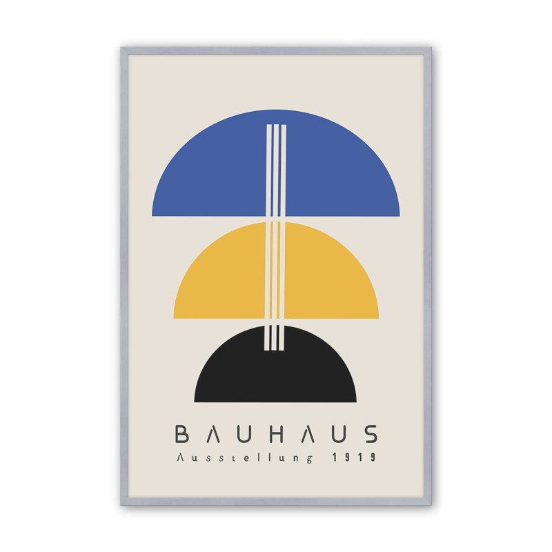 «Balancing Bauhaus», reproduction, H 25,25 po x l 19,25 po, Chrome poli