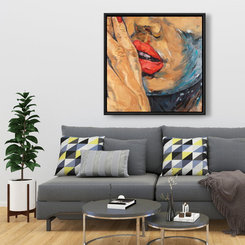 Shush Lips, reproduction sur toile
