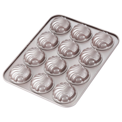 CHEFMADE 12 Cavity Madeleine Mold Cake Pan