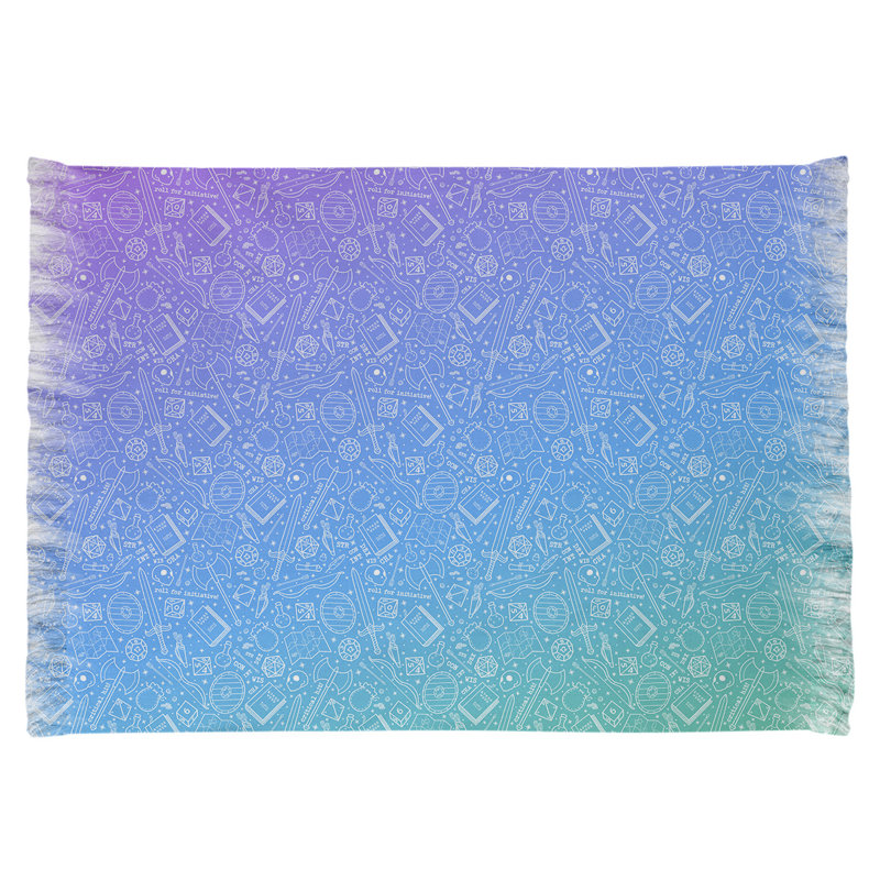Tapis bleu dégradé rpg Mcguigan, Non