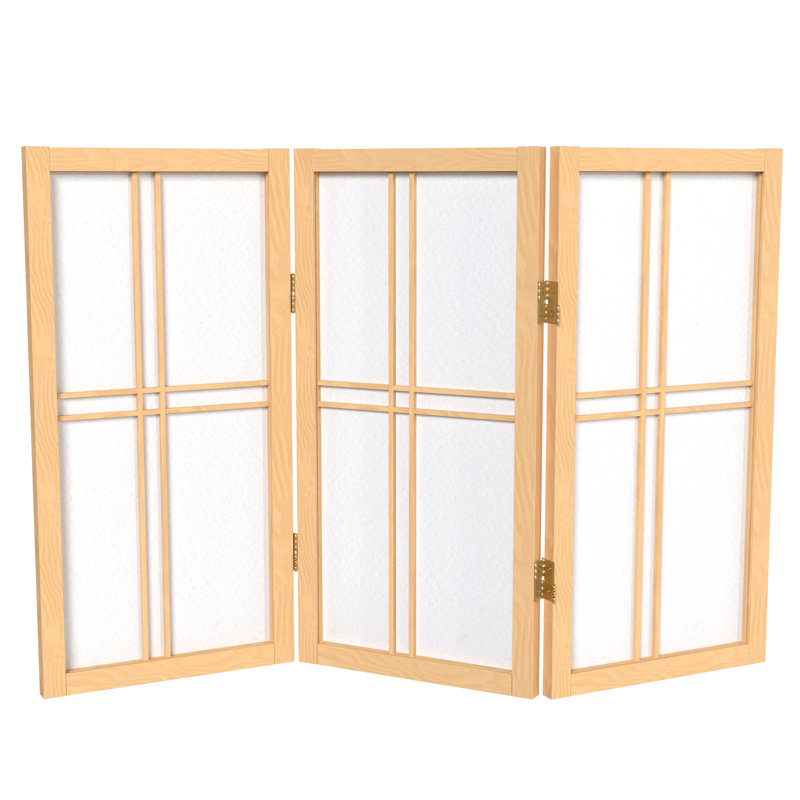 Paravent court 24 po Keitez, Naturel, 3