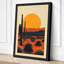 Desert at Sunset Rustic - Wrapped Canvas-1384137349-1384137370