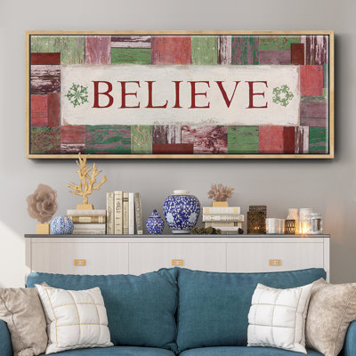 Believe - toile encadrée