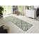 Flatweave Green Rug