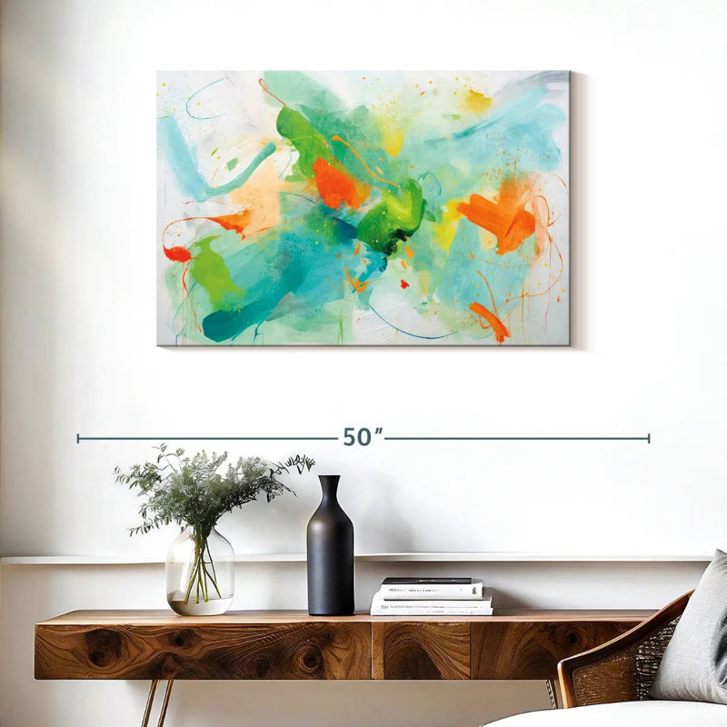 Couleurs d'été ludiques, H 24 po x l 36 po