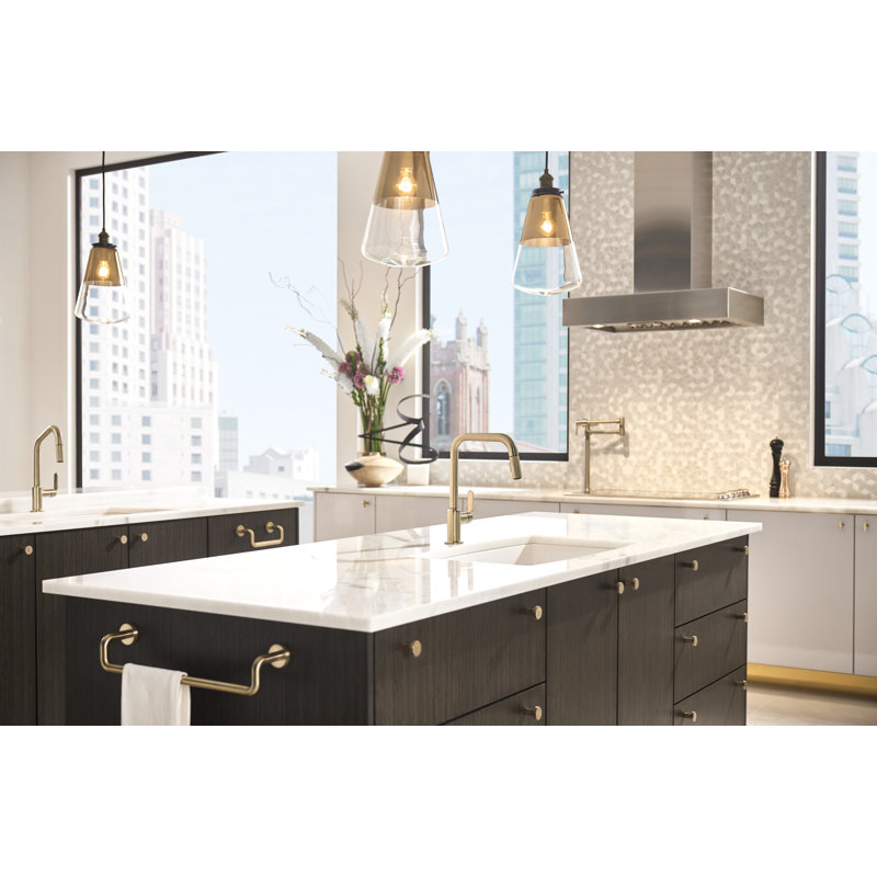 Litze® Drawer Knob, Luxe Steel