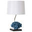 Mycia 25.59" Nickel/Black/Blue Table Lamp