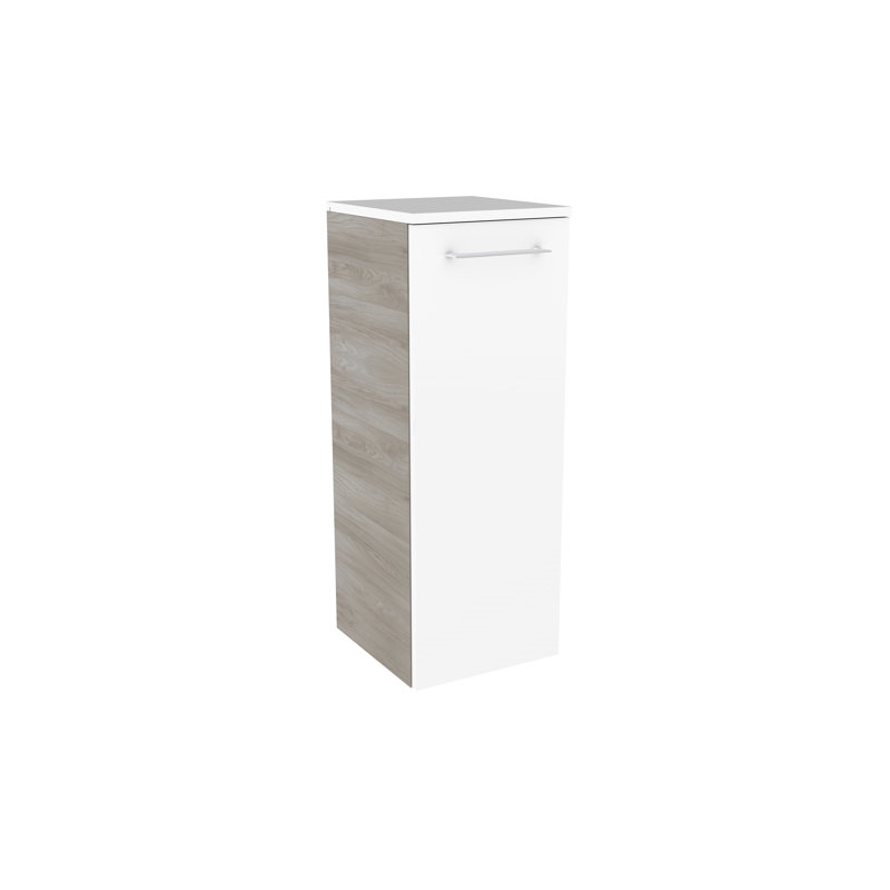 Lima Bathroom Cabinet, Stone ash/White