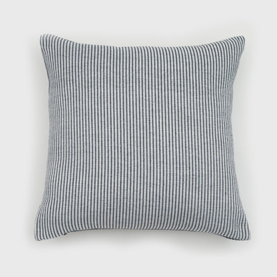 Elsa Reversible Pinstripes Striped Reversible Throw Pillow