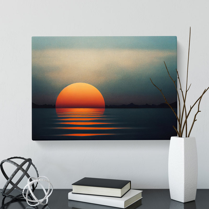 Cosmopolitan Seascape At Sunset - Wrapped Canvas, 50cm H x 76cm W x 3cm D
