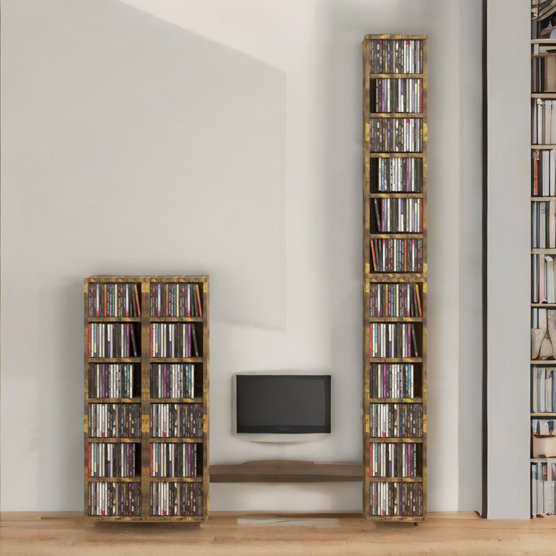 Anbria 115cm H x 30cm W Bookcase
