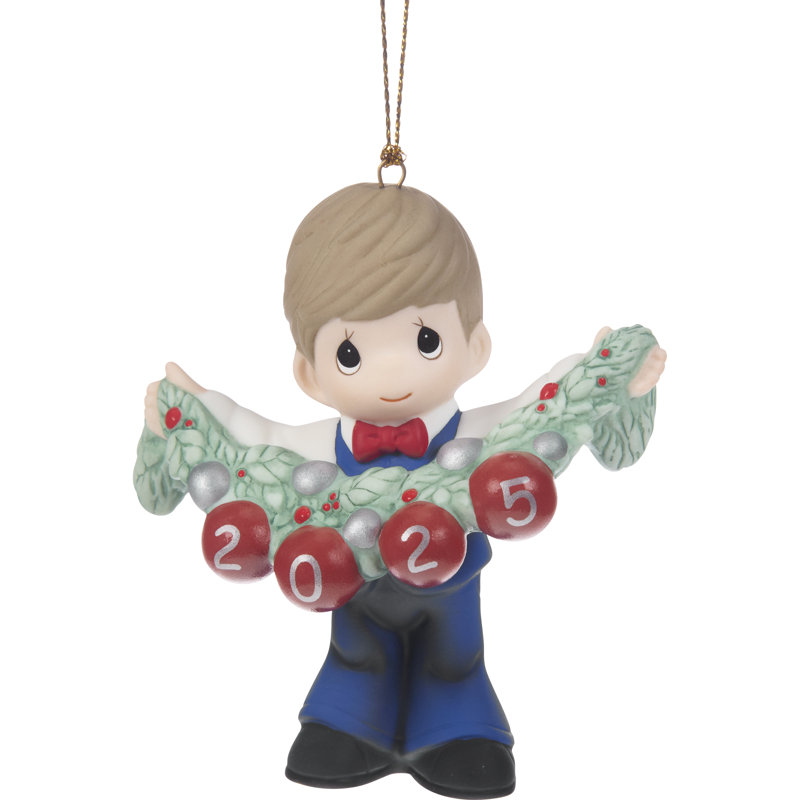 Ornement de Noël Precious Moments Deck The Halls 2025